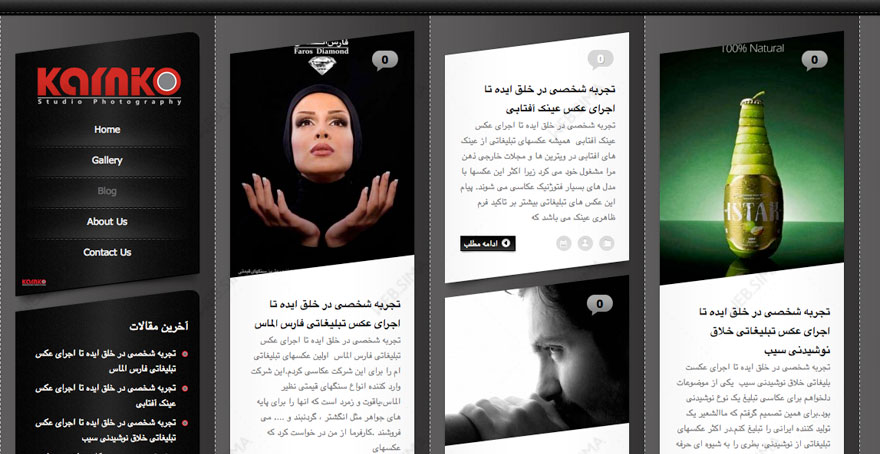 طراحی وبسایت عکاسی 360