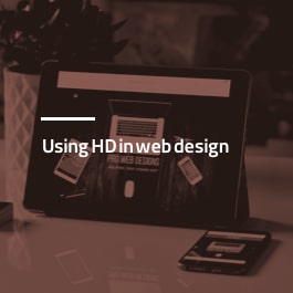 بکارگیری HD در طراحی سایت