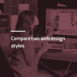 مقایسه دو سبک طراحی سایت