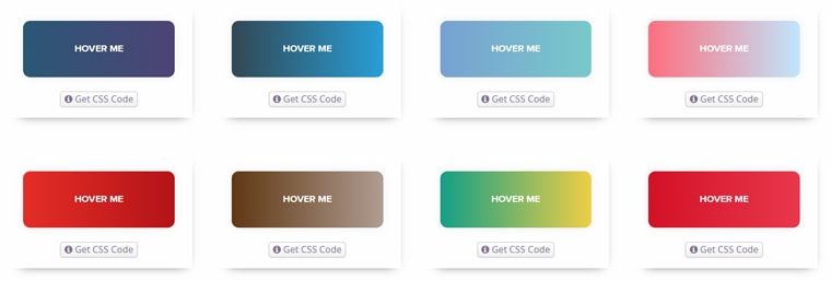 طراحی دکمه های سایت با استفاده از گرادیان رنگی