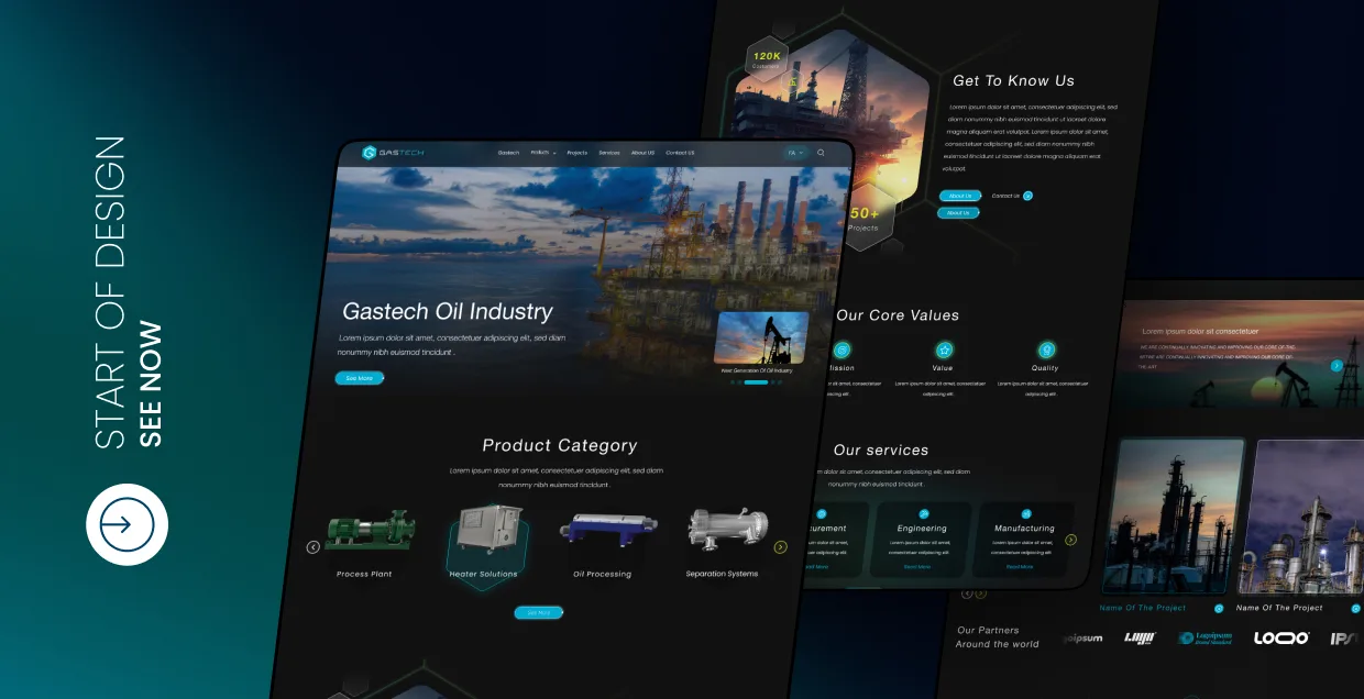 کاور نمونه کار gastech